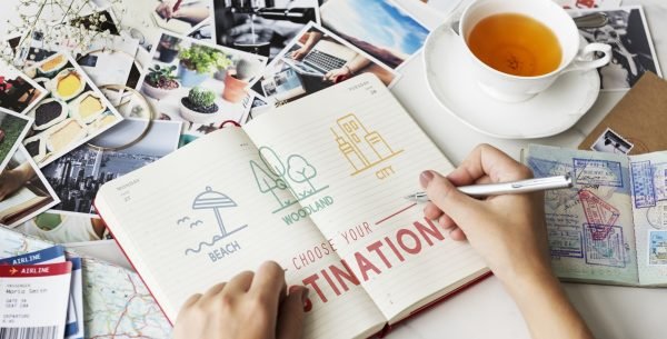Booking Hotel Reservation Travel Destination Concept